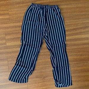 Blue striped Brandy Melville pants